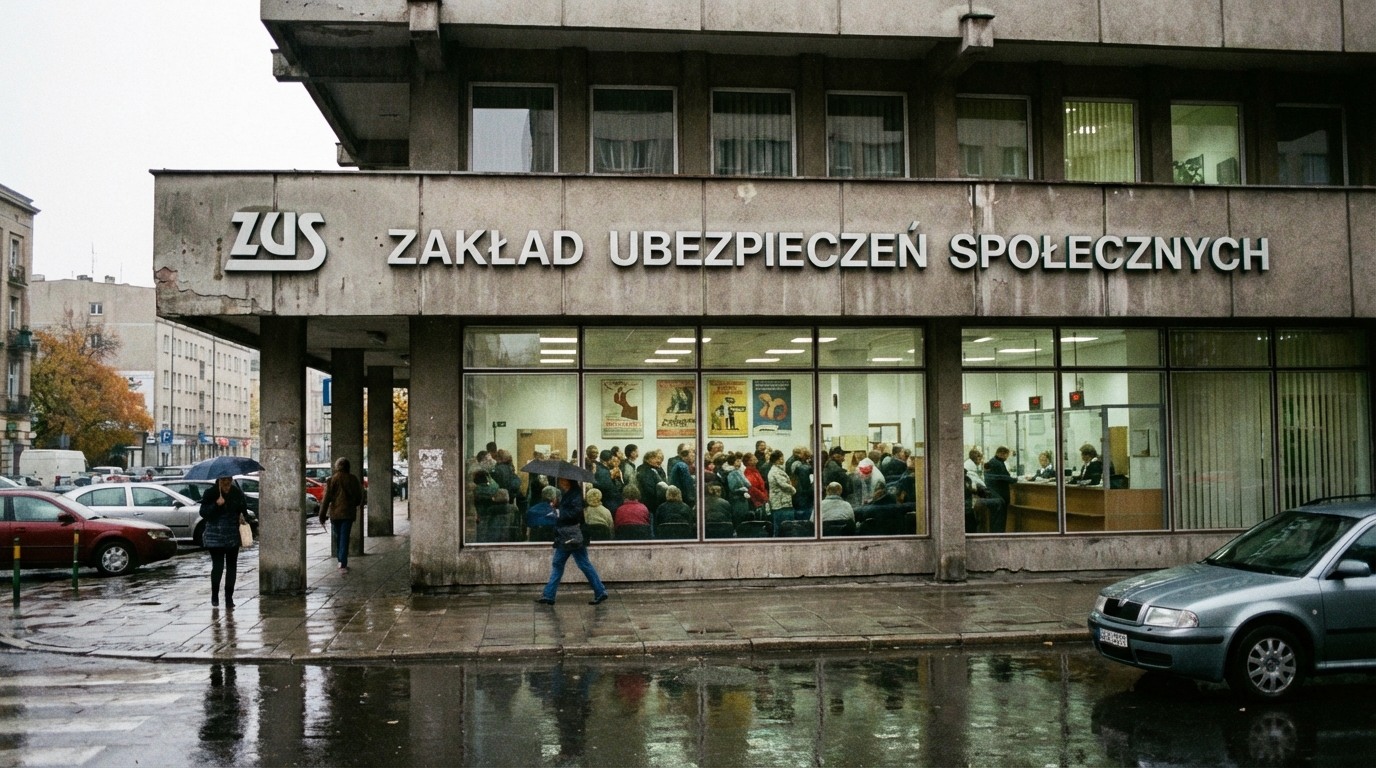 Budynek Zakładu Ubezpieczeń Społecznych – artykuł o SoCap Token i kontroli ZUS