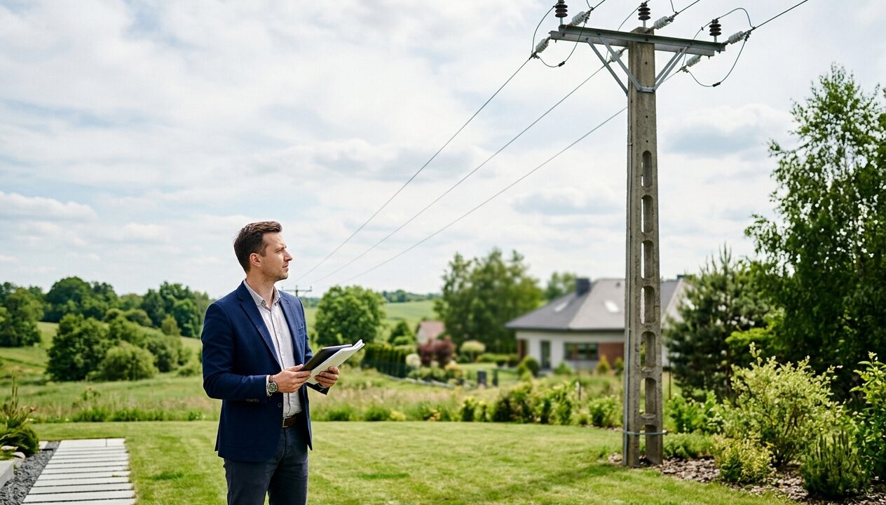 Słup na działce? Należy ci się nawet kilkaset tys. zł odszkodowania