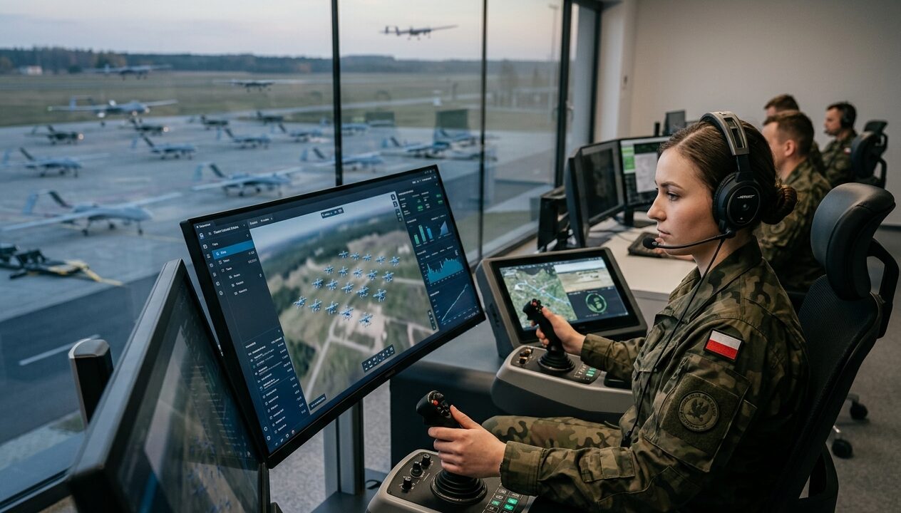 1 pilot steruje całą flotą dronów. Polska armia zmienia zasady gry