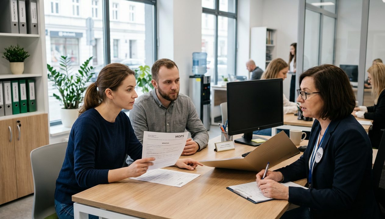 Fikcyjna rodzina w MOPS — sąd to widzi. Limit 823 zł na osobę