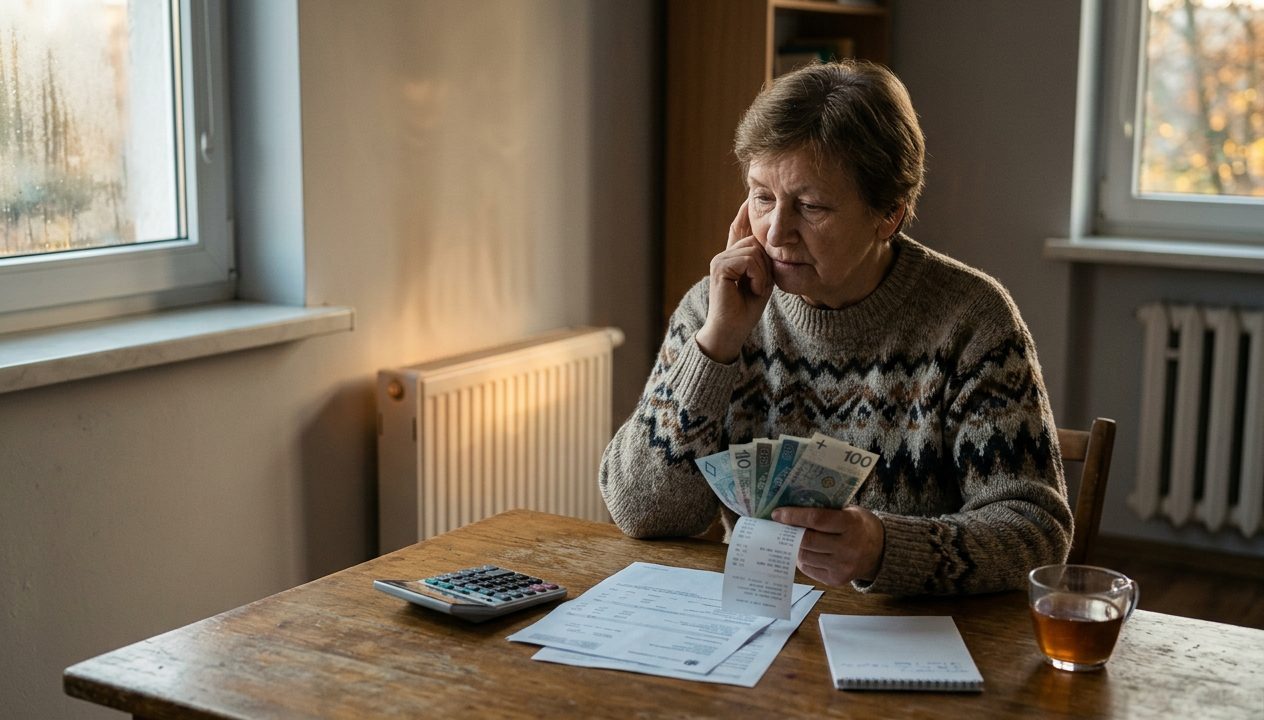 2,1 tys. zł emerytury. Cały sezon ogrzewania kosztuje do 7,8 tys. zł