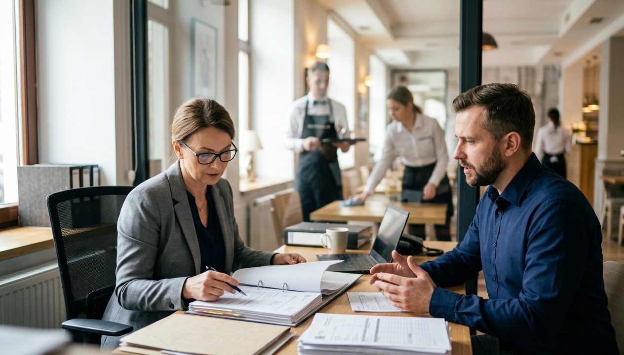 ZUS po kontroli agencji pracy. Kiedy restauracja staje się płatnikiem składek, a kiedy art. 8 ust. 2a w ogóle nie działa