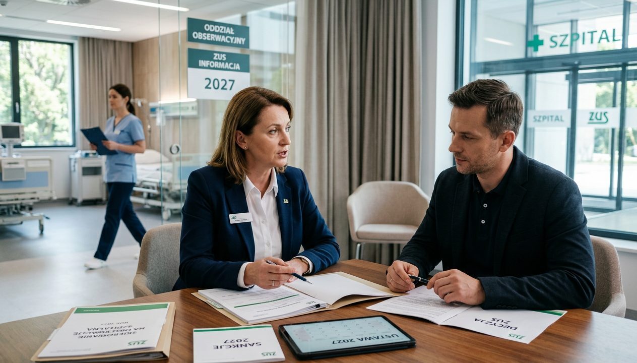ZUS może skierować cię na obserwację szpitalną. Od 2027 sankcje w ustawie