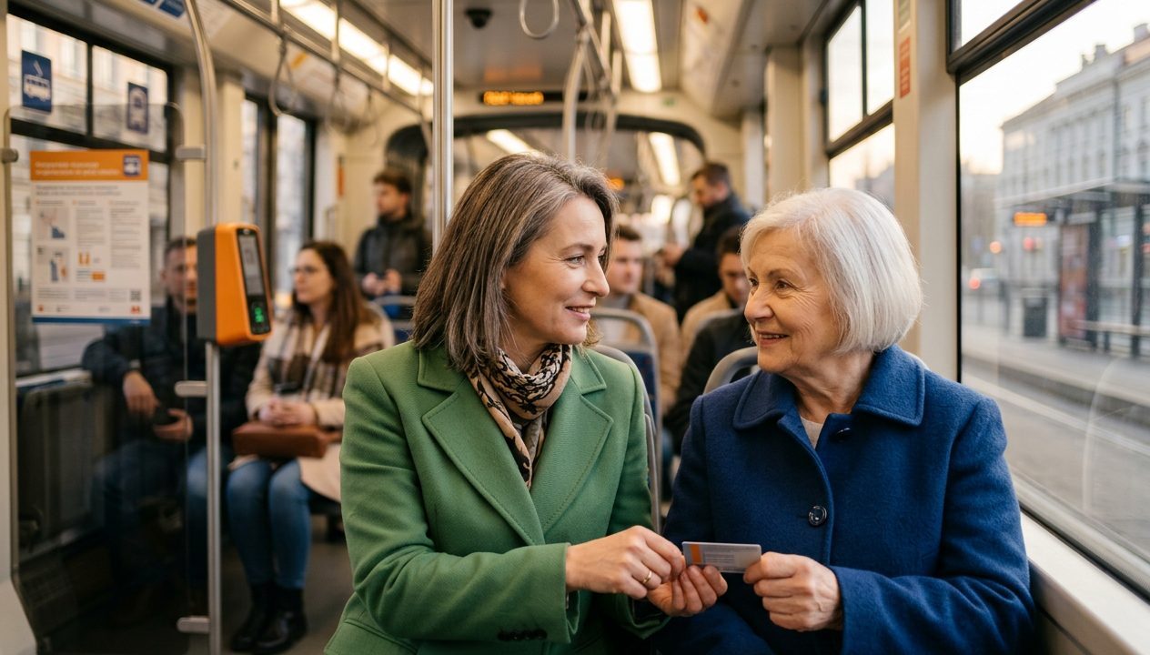 70 lat = darmowy autobus, tramwaj i metro. Twoja mama wie?